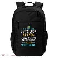 LetS Look At Data Data Science Statistics Data Analyst Backpack thumb 0