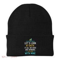 LetS Look At Data Data Science Statistics Data Analyst Beanie thumb 0