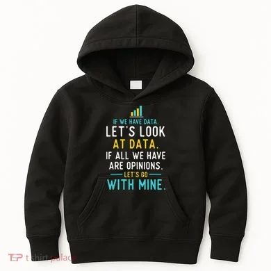 LetS Look At Data Data Science Statistics Data Analyst Kids Hoodie
