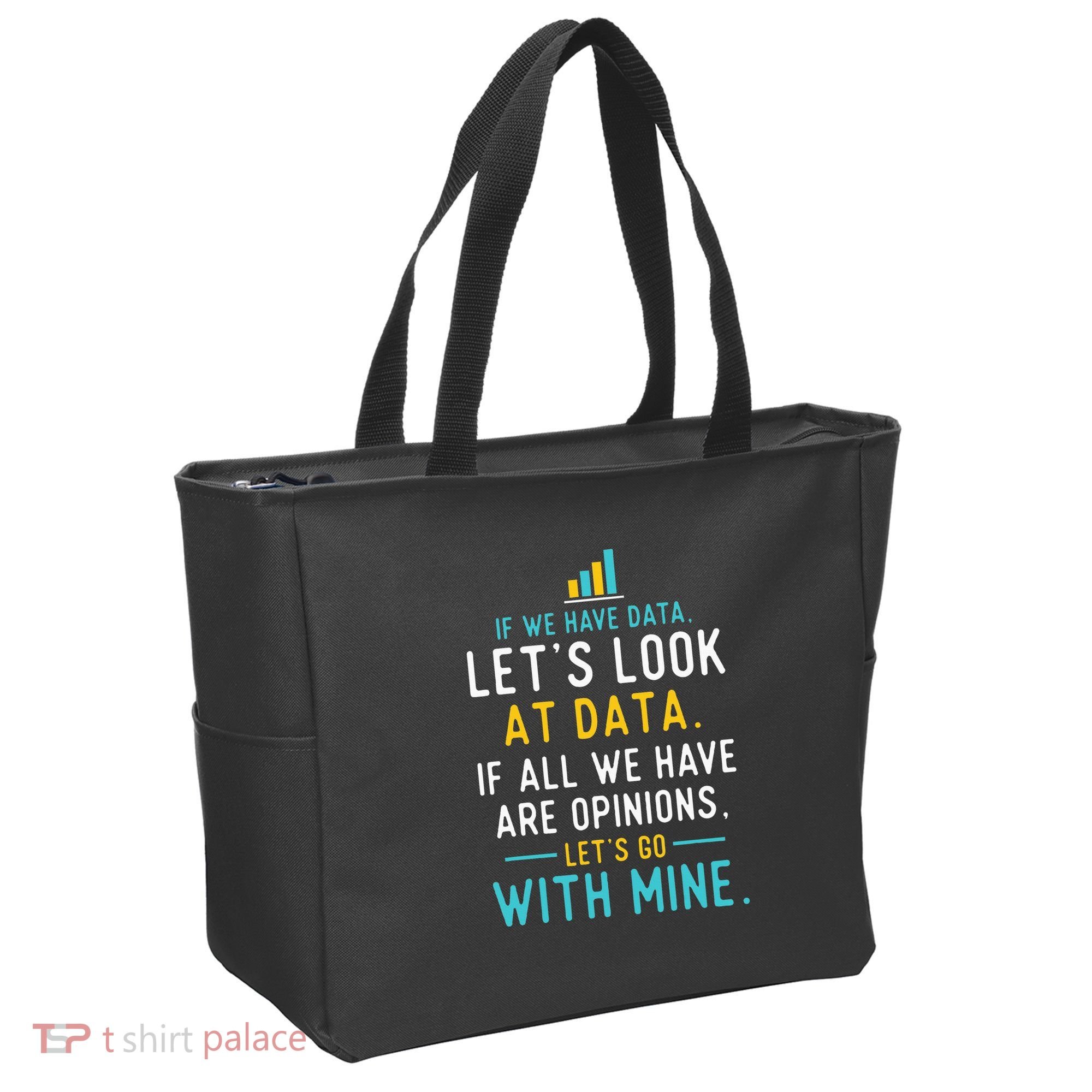 LetS Look At Data Data Science Statistics Data Analyst Tote Bag