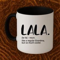 Lala Like A Regular Grandma But Cooler Mothers Day Lala Funny Gift Coffee Mug thumb 2