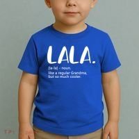 Lala Like A Regular Grandma But Cooler Mothers Day Lala Funny Gift Toddler T-Shirt thumb 2