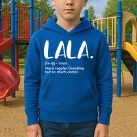 Lala Like A Regular Grandma But Cooler Mothers Day Lala Funny Gift Kids Hoodie thumb 2