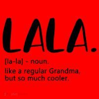 Lala Like A Regular Grandma But Cooler Mothers Day Lala Funny Gift Santa Hat thumb 1