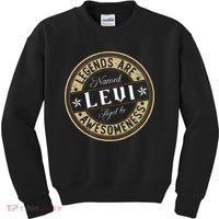 Levi Legends Are Named Levi Kids Sweatshirt thumb 0