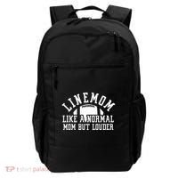 Linemom Like A Regular Mom But Louder Football Lineman Mom Backpack thumb 0