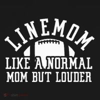 Linemom Like A Regular Mom But Louder Football Lineman Mom Mousepad thumb 1