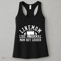 Linemom Like A Regular Mom But Louder Football Lineman Mom Women's Tank Top thumb 3