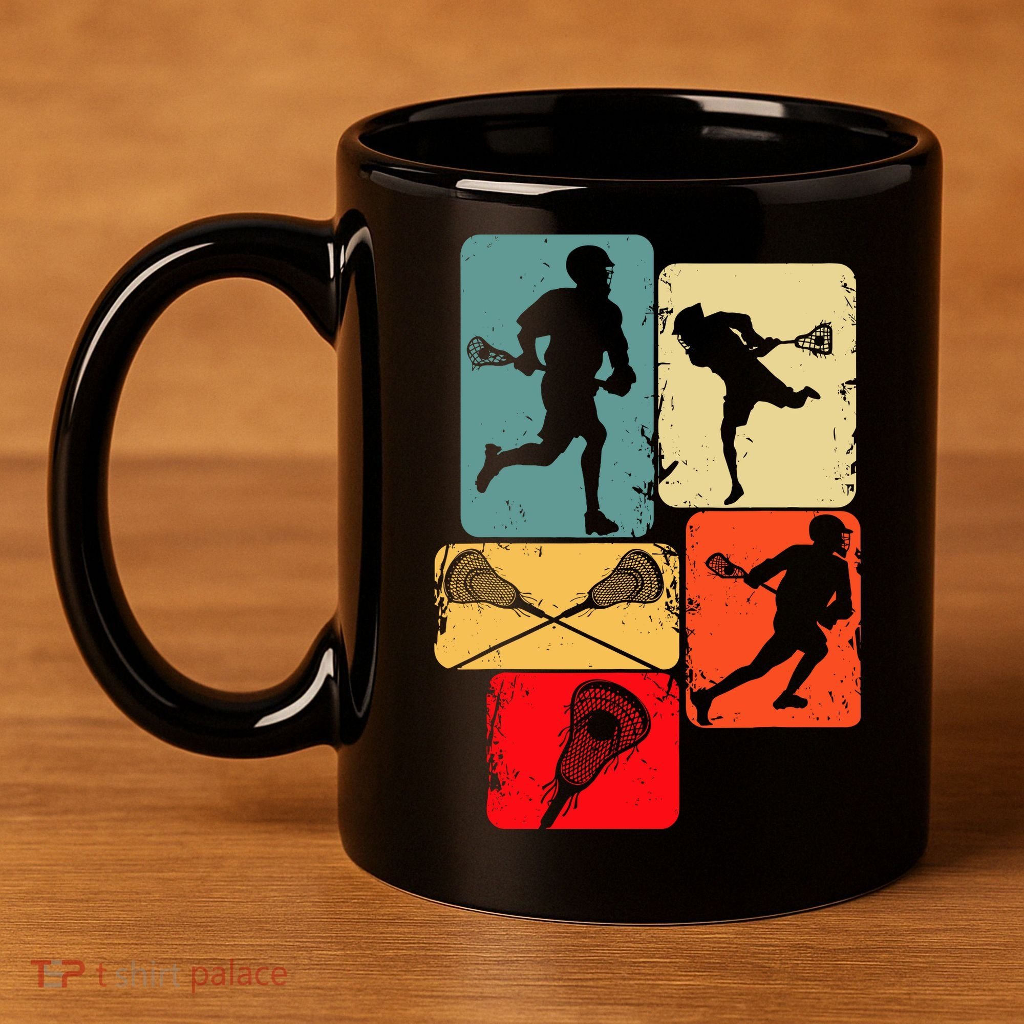 Lacrosse 11oz C Handle Ceramic Mug
