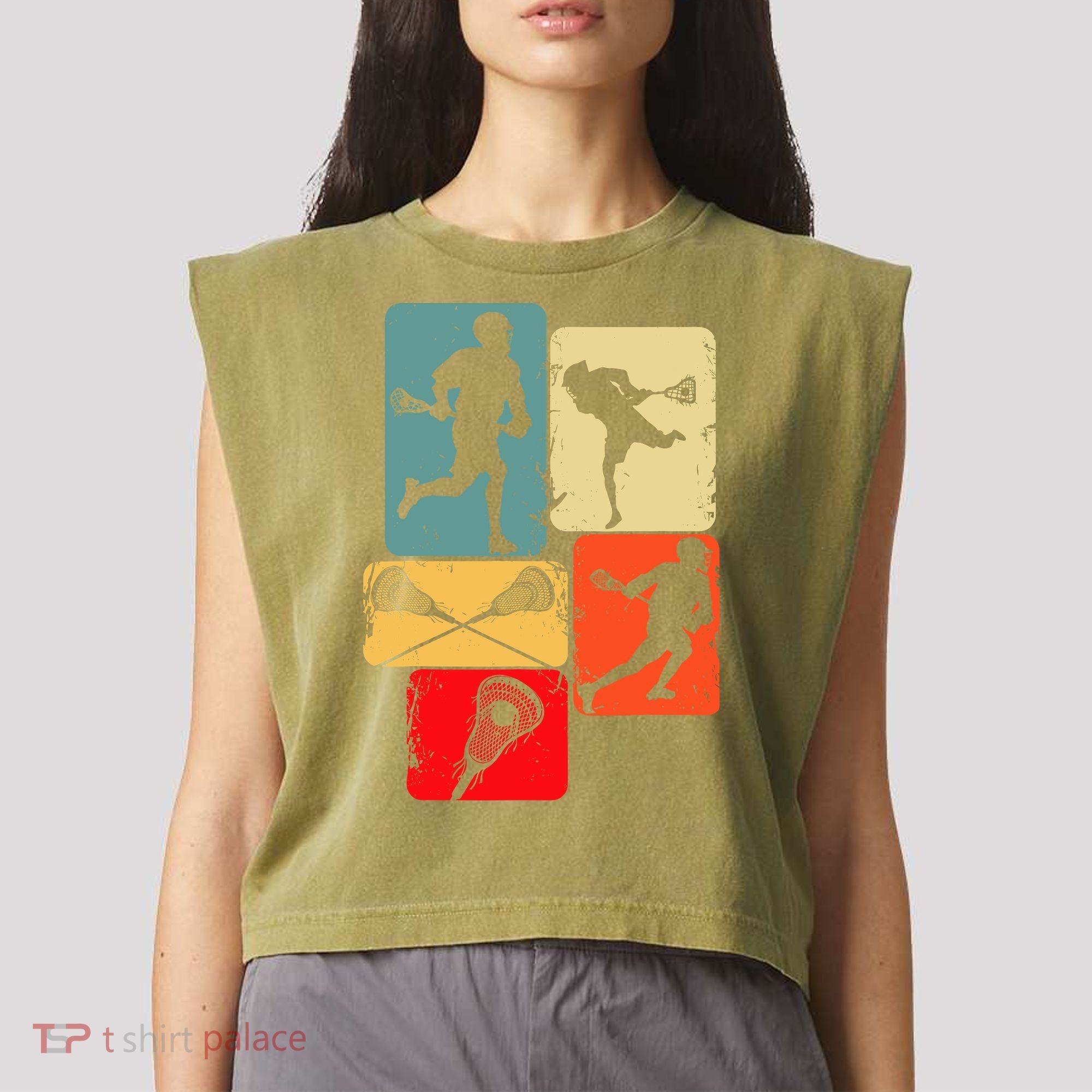 Lacrosse Garment-Dyed Women's Muscle Tee
