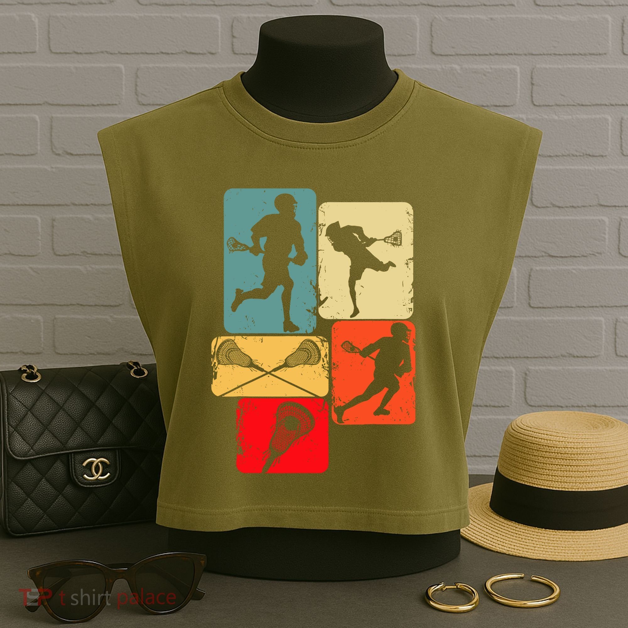 Lacrosse Garment-Dyed Women's Muscle Tee