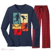 Lacrosse Women's Long Sleeve Flannel Pajama Set  thumb 0