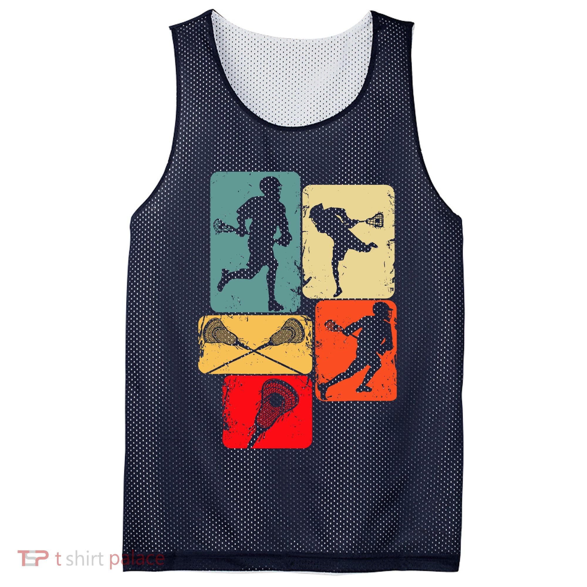 Lacrosse Mesh Reversible Basketball Jersey Tank
