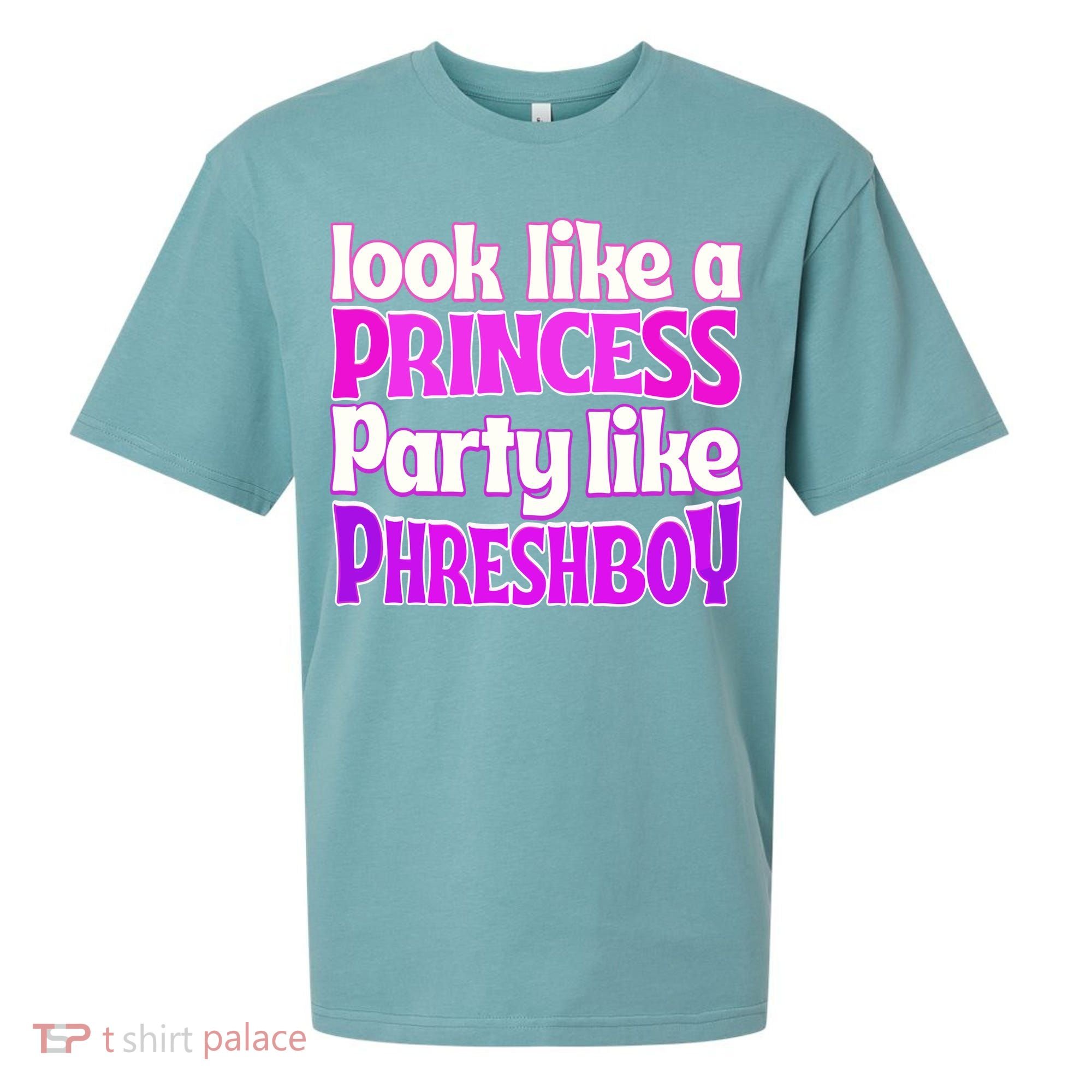Look Like A Princess Party Like Phreshboy Sueded Cloud Jersey T-Shirt