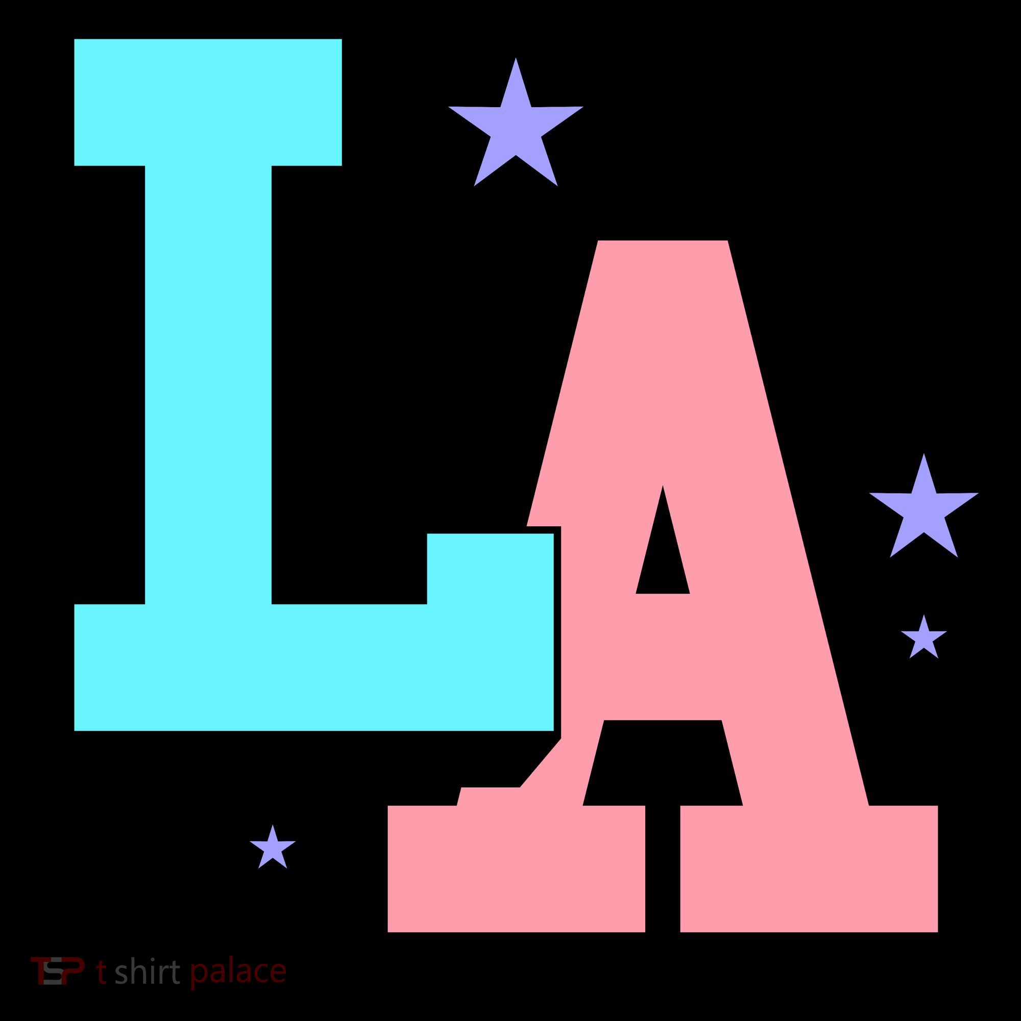 LA LOS ANGELES VARSITY TYPOGRAPHY Coffee Mug