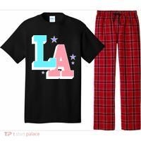 LA LOS ANGELES VARSITY TYPOGRAPHY Pajama Set thumb 0