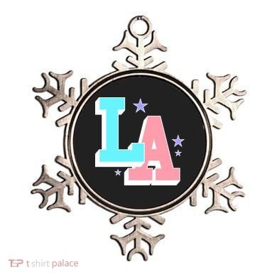 LA LOS ANGELES VARSITY TYPOGRAPHY Ornament