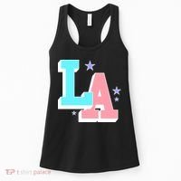 LA LOS ANGELES VARSITY TYPOGRAPHY Women's Tank Top thumb 0