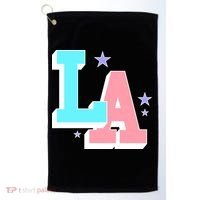 LA LOS ANGELES VARSITY TYPOGRAPHY Golf Towel thumb 0