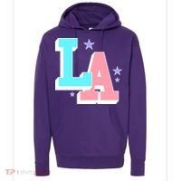 LA LOS ANGELES VARSITY TYPOGRAPHY Hoodie thumb 0