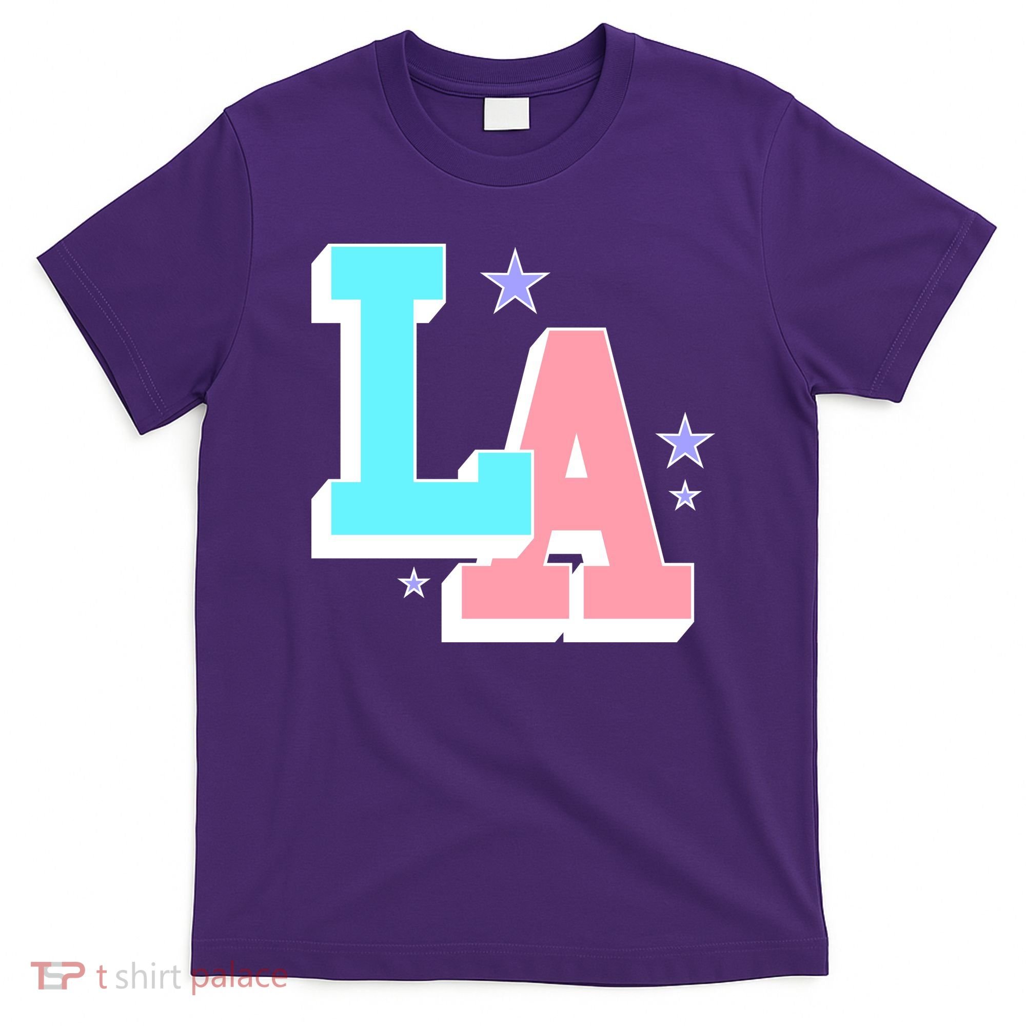 LA LOS ANGELES VARSITY TYPOGRAPHY T-Shirt