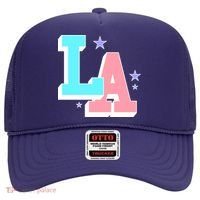 LA LOS ANGELES VARSITY TYPOGRAPHY Hat thumb 0