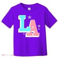 LA LOS ANGELES VARSITY TYPOGRAPHY Toddler T-Shirt thumb 0