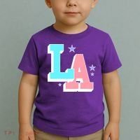 LA LOS ANGELES VARSITY TYPOGRAPHY Toddler T-Shirt thumb 2