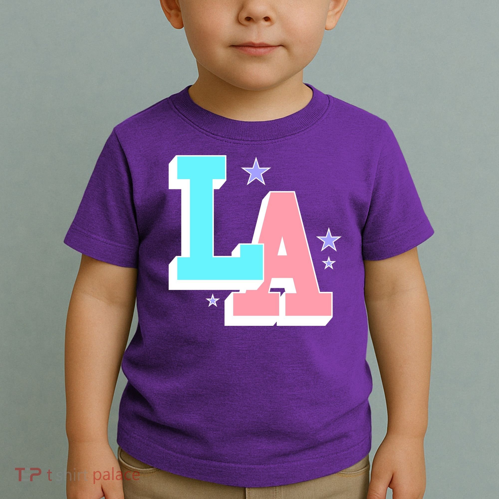 LA LOS ANGELES VARSITY TYPOGRAPHY Toddler T-Shirt