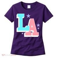 LA LOS ANGELES VARSITY TYPOGRAPHY Women's T-Shirt thumb 0