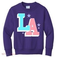 LA LOS ANGELES VARSITY TYPOGRAPHY Kids Sweatshirt thumb 0