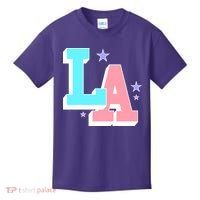 LA LOS ANGELES VARSITY TYPOGRAPHY Kids T-Shirt thumb 0