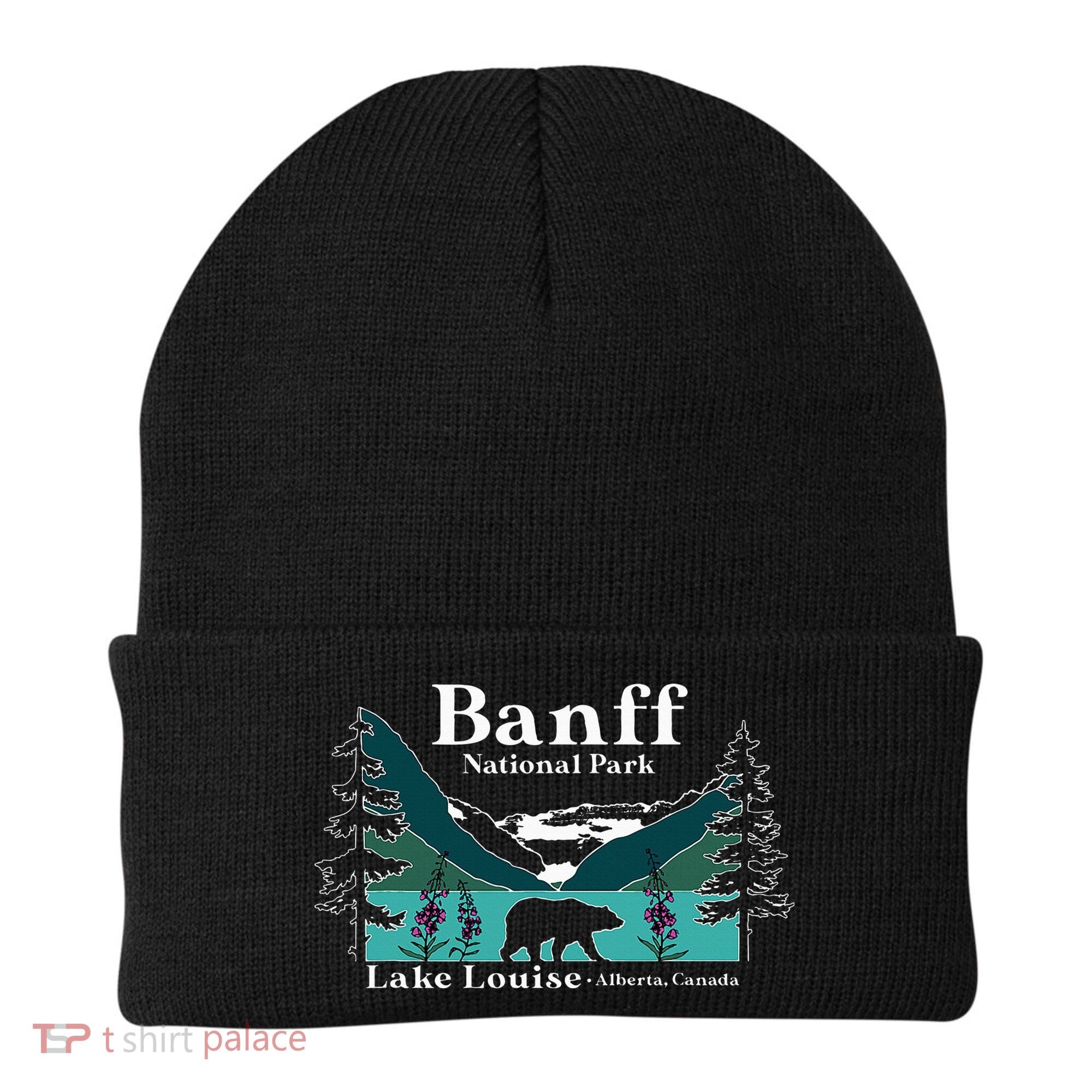 Lake Louise Alberta Banff National Parks Canada Bear Beanie