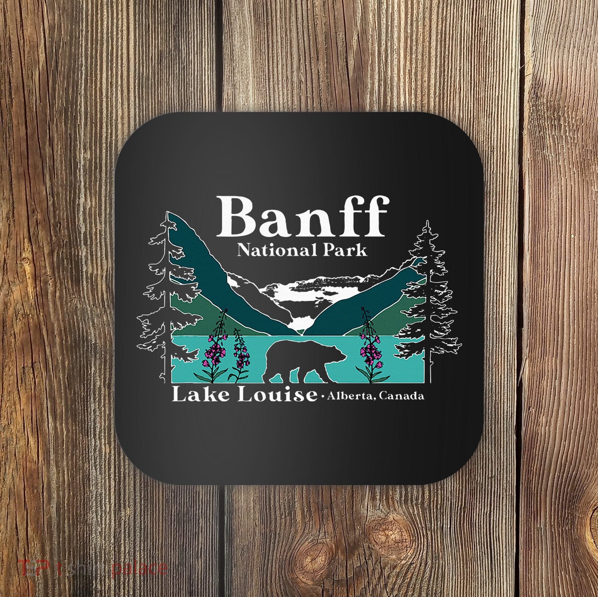 Lake Louise Alberta Banff National Parks Canada Bear Coaster