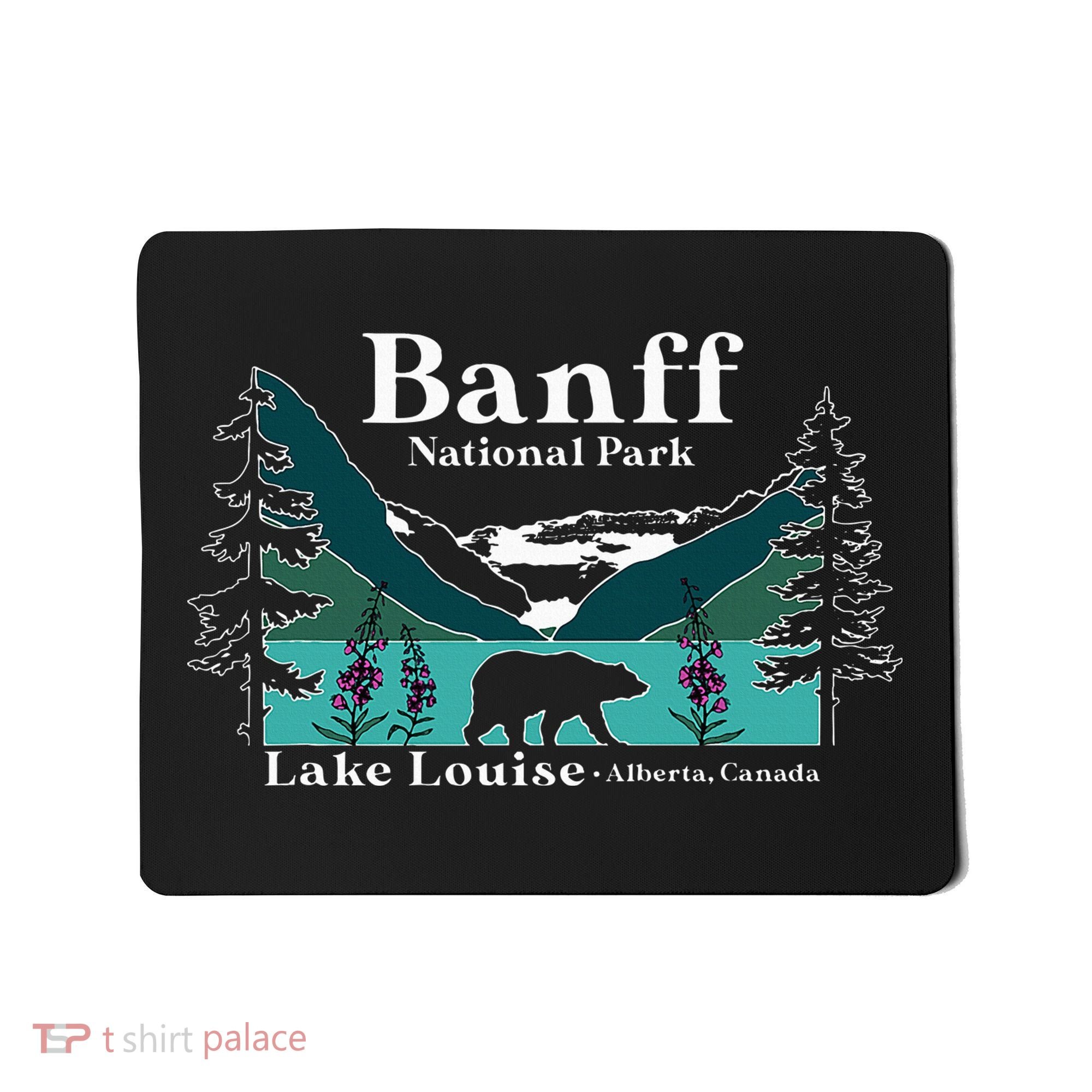 Lake Louise Alberta Banff National Parks Canada Bear Mousepad