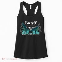 Lake Louise Alberta Banff National Parks Canada Bear Women's Tank Top thumb 0