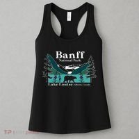 Lake Louise Alberta Banff National Parks Canada Bear Women's Tank Top thumb 3
