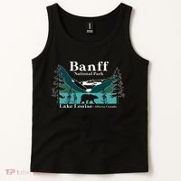 Lake Louise Alberta Banff National Parks Canada Bear Tank Top thumb 2