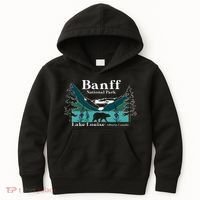Lake Louise Alberta Banff National Parks Canada Bear Kids Hoodie thumb 0