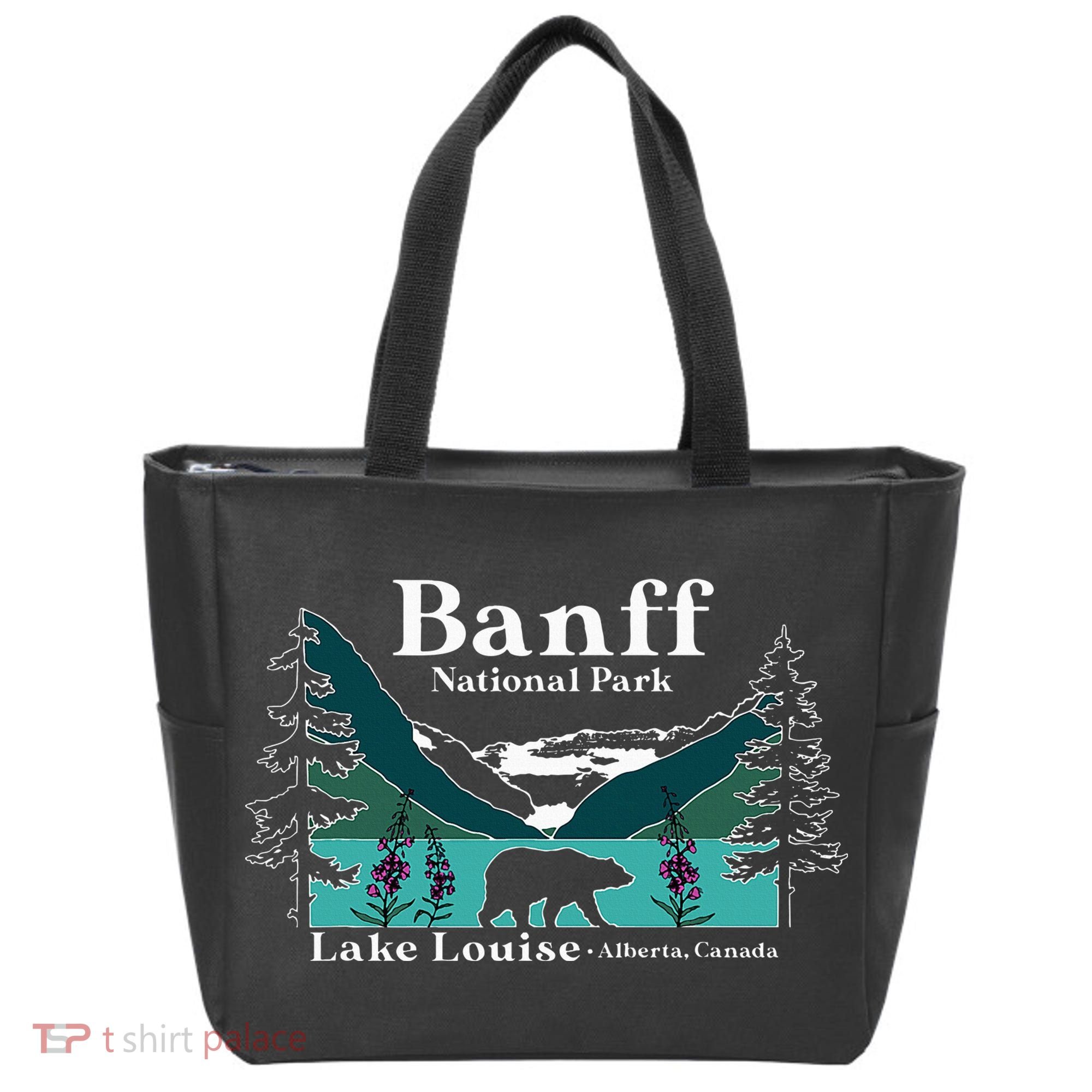Lake Louise Alberta Banff National Parks Canada Bear Tote Bag
