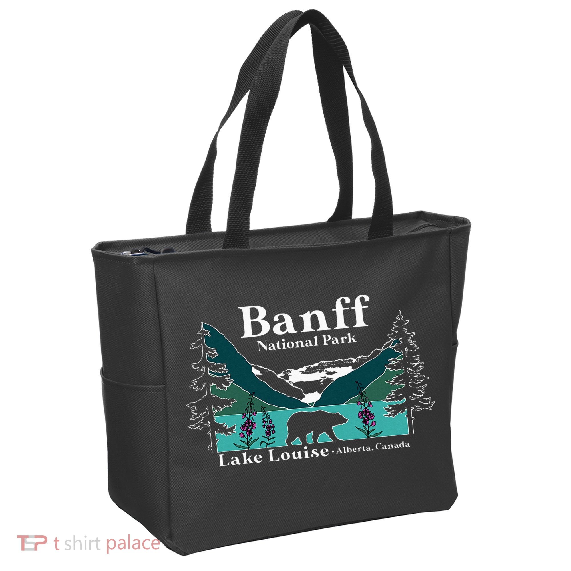Lake Louise Alberta Banff National Parks Canada Bear Tote Bag