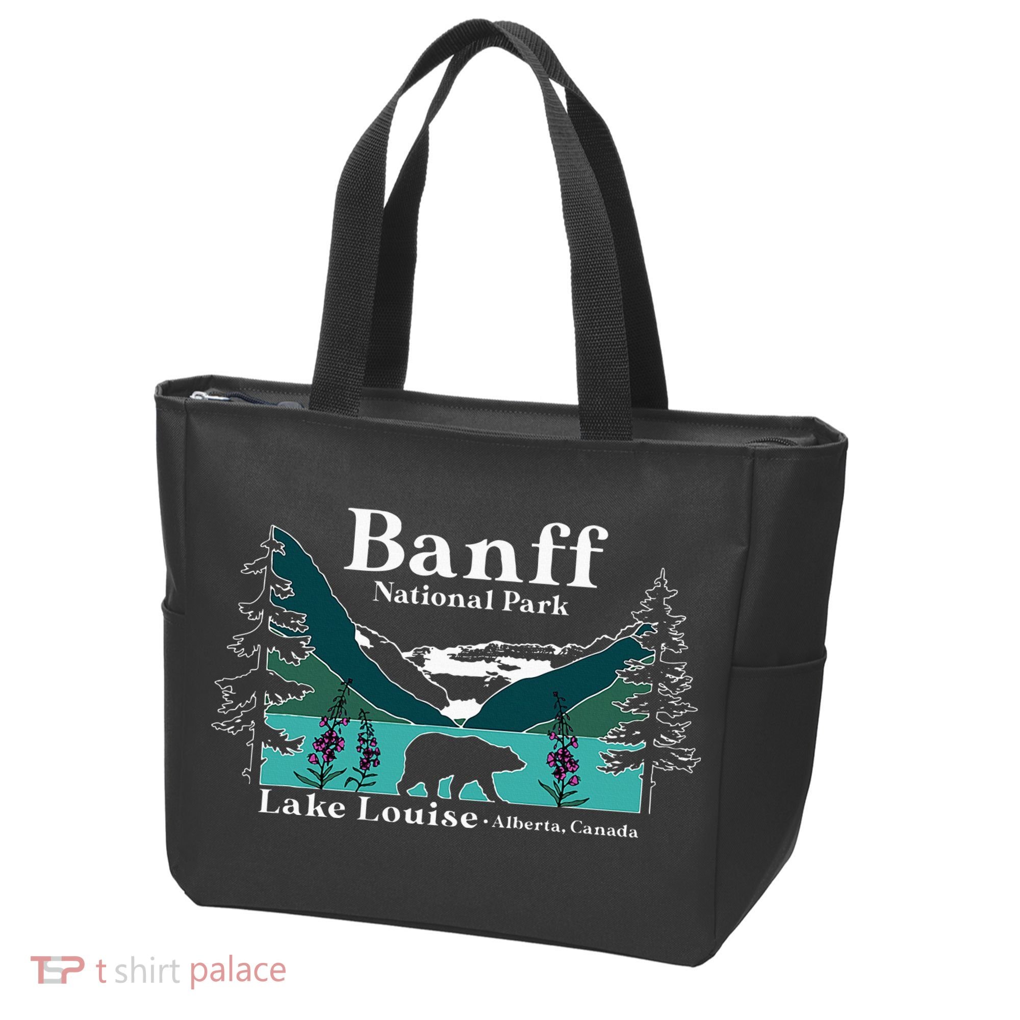 Lake Louise Alberta Banff National Parks Canada Bear Tote Bag