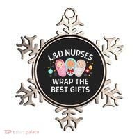 L&D Labor And Delivery Nurses Wrap The Best Gifts Christmas Ornament thumb 0