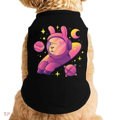 Llama Astronaut Doggie Tank