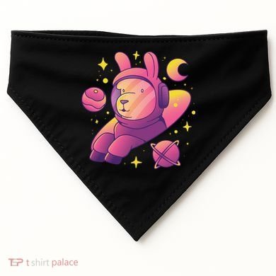 Llama Astronaut USA-Made Doggie Bandana
