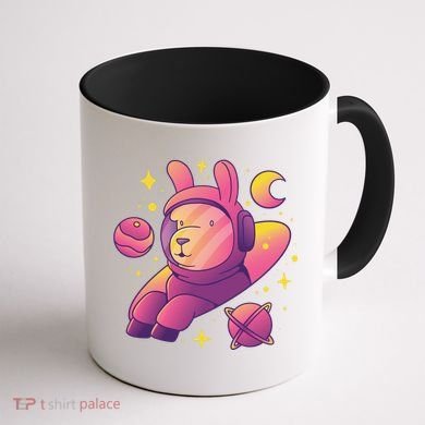 Llama Astronaut Coffee Mug back