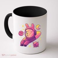 Llama Astronaut Coffee Mug thumb 0