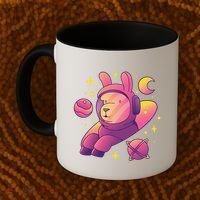 Llama Astronaut Coffee Mug thumb 2