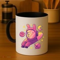 Llama Astronaut Coffee Mug thumb 4