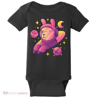 Llama Astronaut Baby Bodysuit